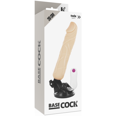 Embalagem de dildo BASE COCK com ventosa e controle remoto