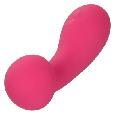 Produto rosa de silicone com superfície lisa e forma curva