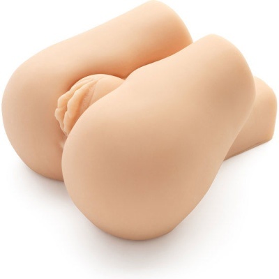 Produto de silicone na forma de parte inferior do corpo humano com cor pele clara