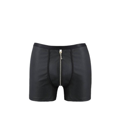 Cuecas boxer pretas com fecho de correr