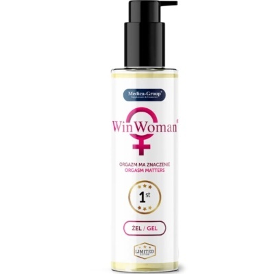 Frasco de gel Win Woman com doseador preto