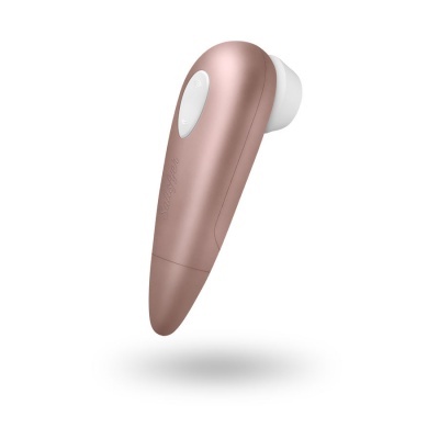Auricular Bluetooth rosa dourado com detalhe branco