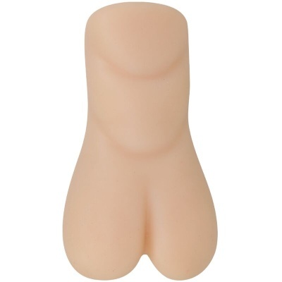 Produto anatómico em silicone cor bege sobre fundo branco