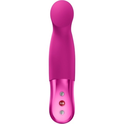 Vibrador rosa com botões Fun e mais/menos