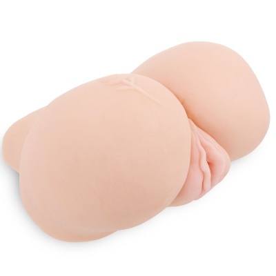 Produto em forma de nádegas artificiais de cor pele clara