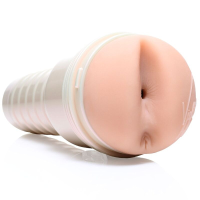 Masturbador masculino em silicone cor de pele com base branca texturizada
