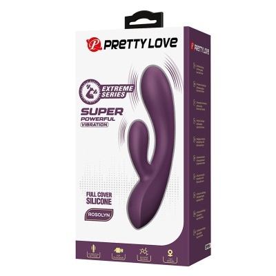 Caixa de vibrador roxo Pretty Love série Extreme Series