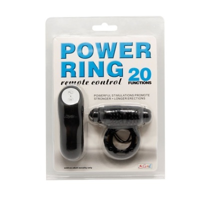 Produto Power Ring com controlo remoto e anel na embalagem