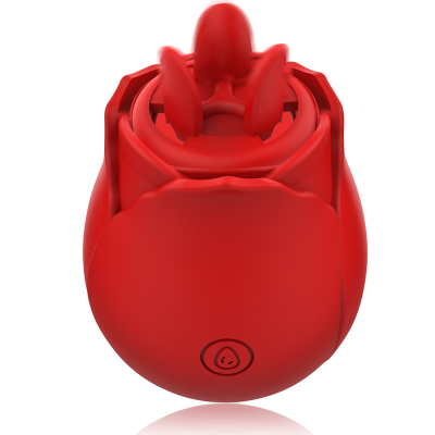 Dispositivo eletrônico vermelho com botão e design compacto