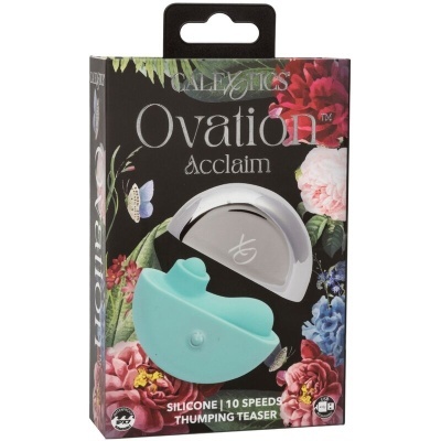 Embalagem colorida floral com brinquedo sexual azul silicone Ovation Acclaim