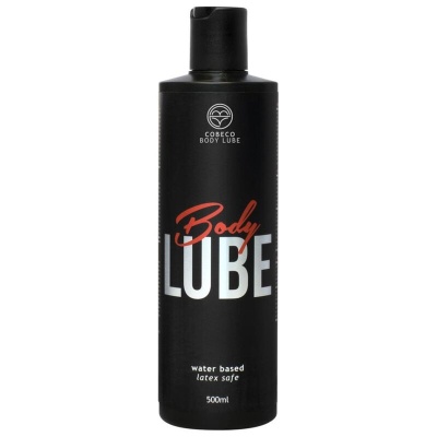 Frasco preto de lubrificante Cobeco Body LUBE 500ml