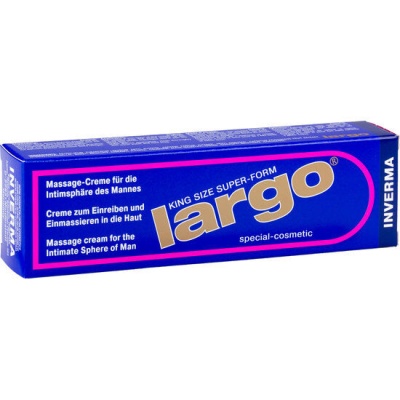Caixa azul de creme de massagem largo KING SIZE SUPER-FORM
