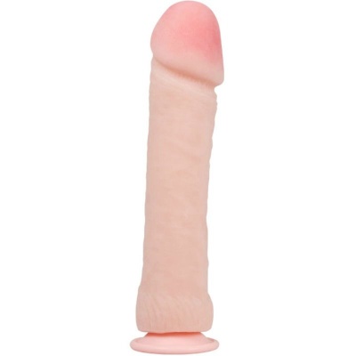 Dildo realista cor pele com base de ventosa