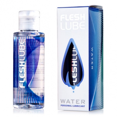 Frasco e embalagem de lubrificante pessoal Flesh Lube Water