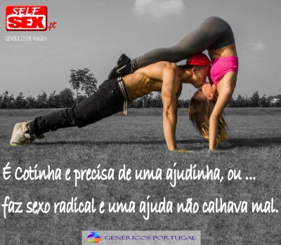 Homem e mulher a fazer exercício de ginástica no campo, texto promocional de site