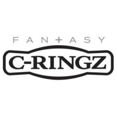 Logótipo com texto FAN+ASY e C-RINGZ em fundo branco