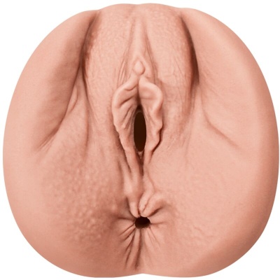 Modelo realista de vulva feminina em silicone cor de pele