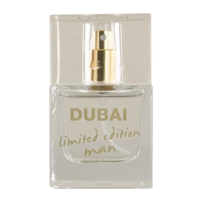 Frasco de perfume Dubai limited edition man em vidro transparente