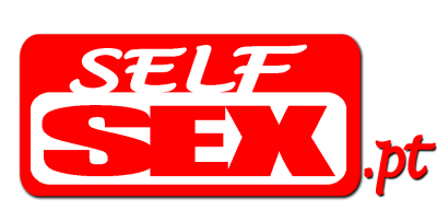 Logótipo com texto 'SELF SEX .pt' em vermelho e branco