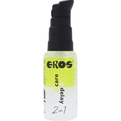 Frasco de gel transparente com tampa preta e rótulo amarelo e branco