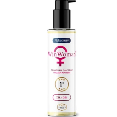 Frasco de gel Win Woman com doseador preto