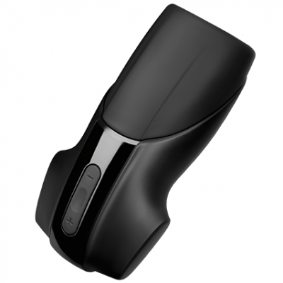 Dispositivo preto com botão deslizante 