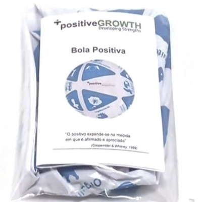 Embalagem com produto Bola Positiva da positiveGROWTH
