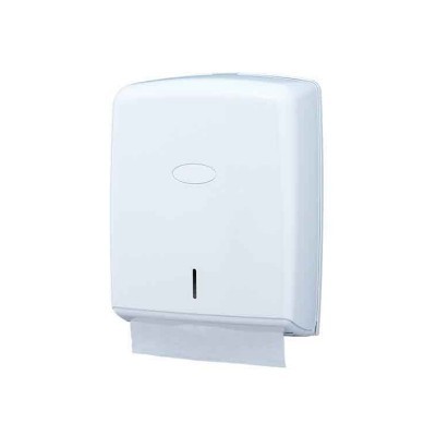 Dispensador de toalhetes de papel branco