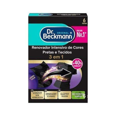 Caixa de Renovador Intensivo de Cores Pretas e Tecidos Dr. Beckmann