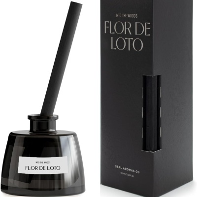 Difusor de aromas com frasco e caixa preta