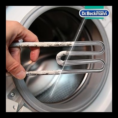 Resistência de máquina de lavar com calcário e parte limpa, produto Dr. Beckmann Original