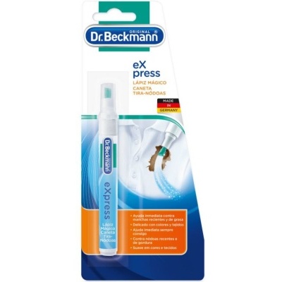 Caneta tira-nódoas Dr. Beckmann express em embalagem