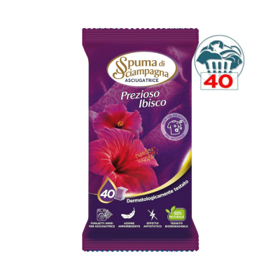 Pacote roxo de lenços para cabelo Spuma di Sciampagna Prezioso Ibisco com flores de ibisco