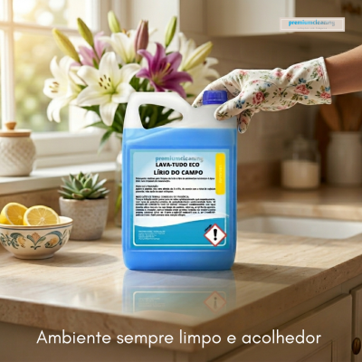 Frasco de produto de limpeza LAVA-TUDO ECO