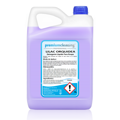 Recipiente plástico roxo com detergente líquido LILAC ORQUÍDEA