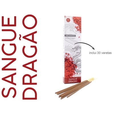 Embalagem de incenso Sangue Dragão com 30 varetas