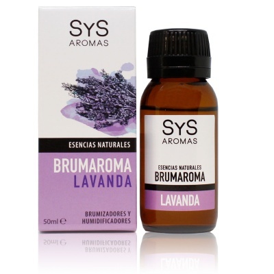 Frasco e caixa de essência natural de lavanda SyS Aromas