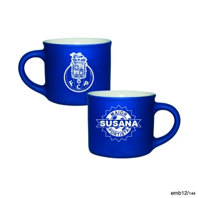 Canecas azuis FC Porto com texto personalizado Susana