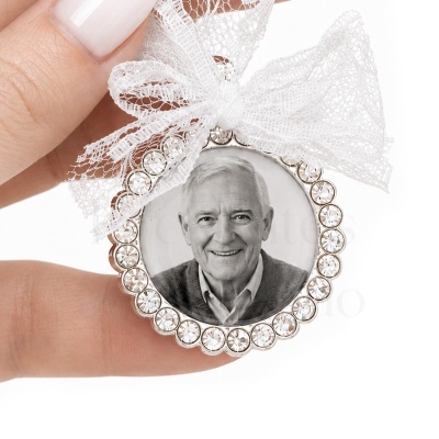 Medalhas redondas com strass para ramo — 3 modelos