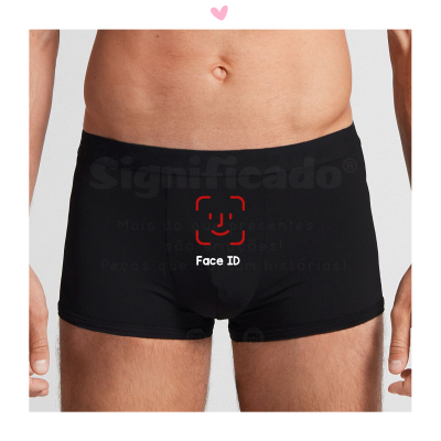 Cuecas boxer masculinas pretas sem padrões
