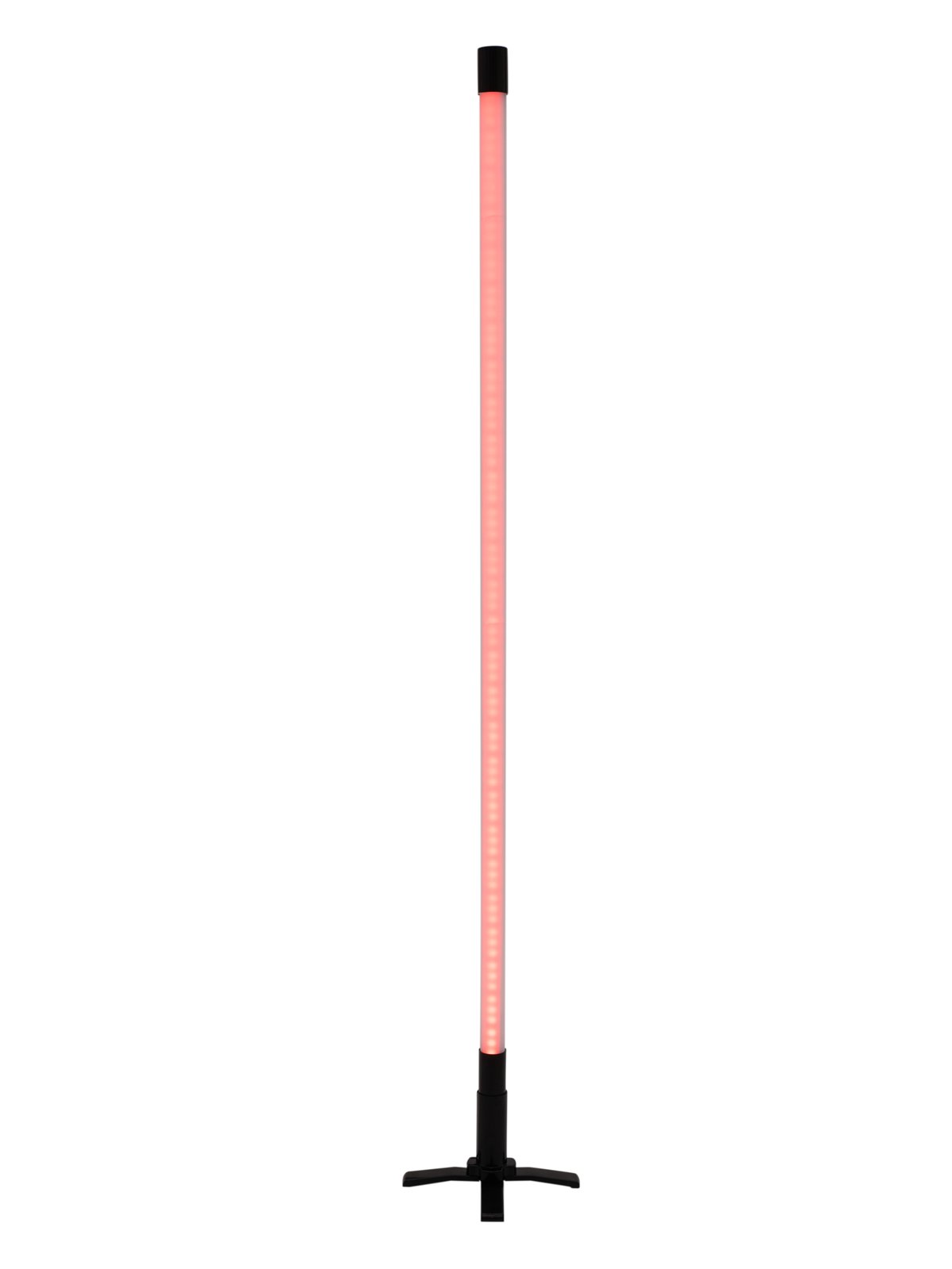 Pack 6 units EUROLITE LED Neon Stick 134cm RGB Vara luminosa LED rosa com base preta