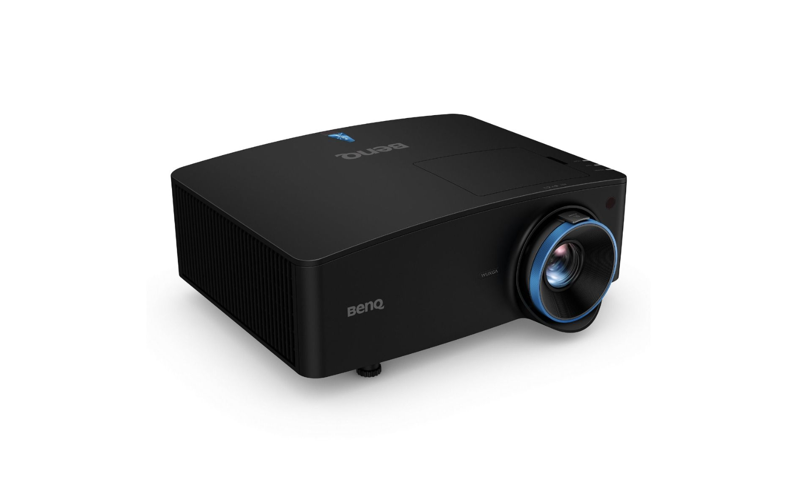 BenQ - LU935ST - Laser Projector Projetor preto BenQ com lente azul num fundo branco