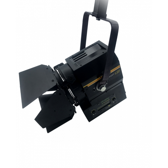 Desisti - SuperLED F4.7 Vari White P.O. Projetor de luz LED preto com abas ajustáveis e alça para suspensão.