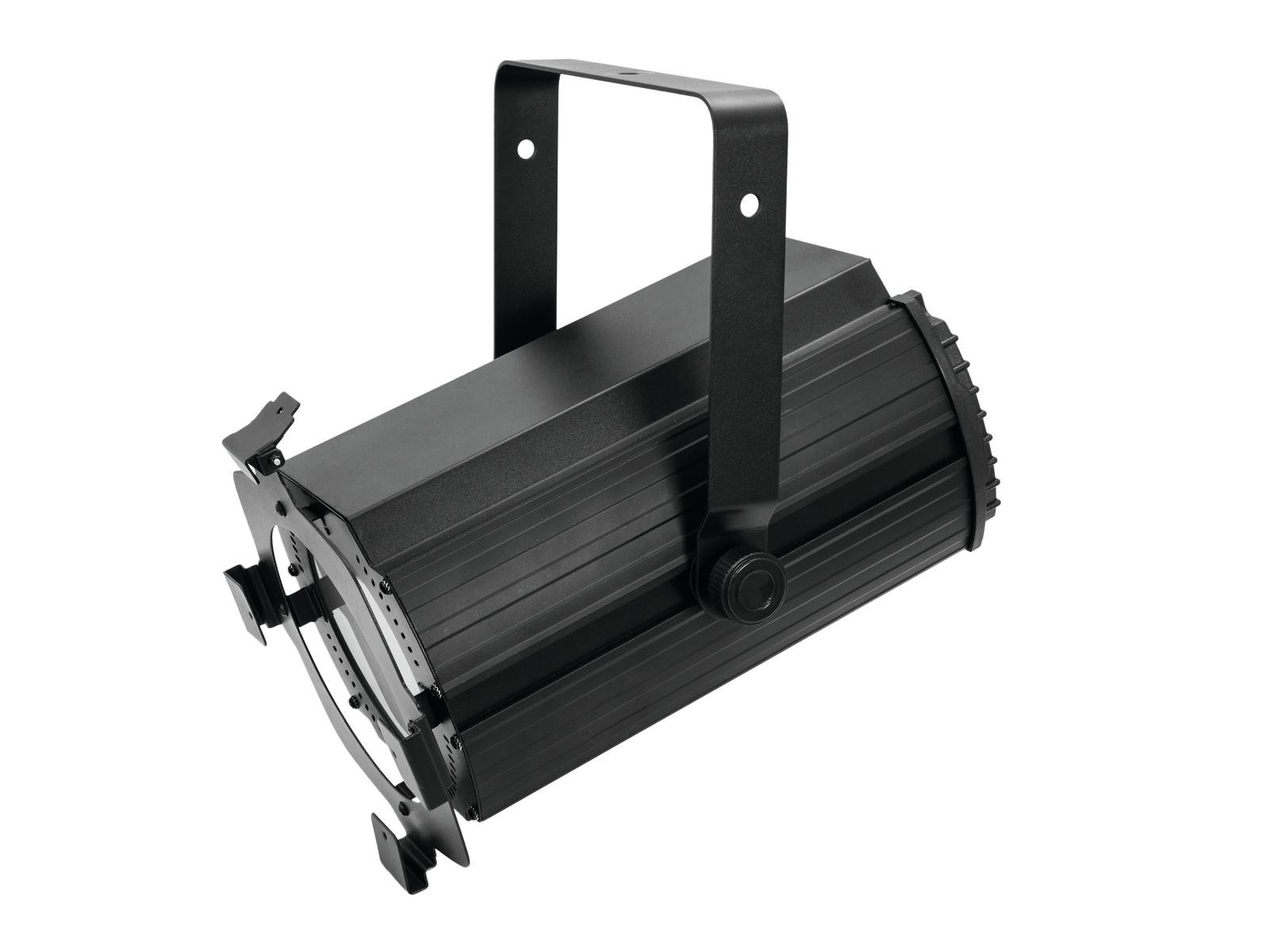 EUROLITE LED THA-120PC Theater-Spot Refletor de palco preto com suporte ajustável