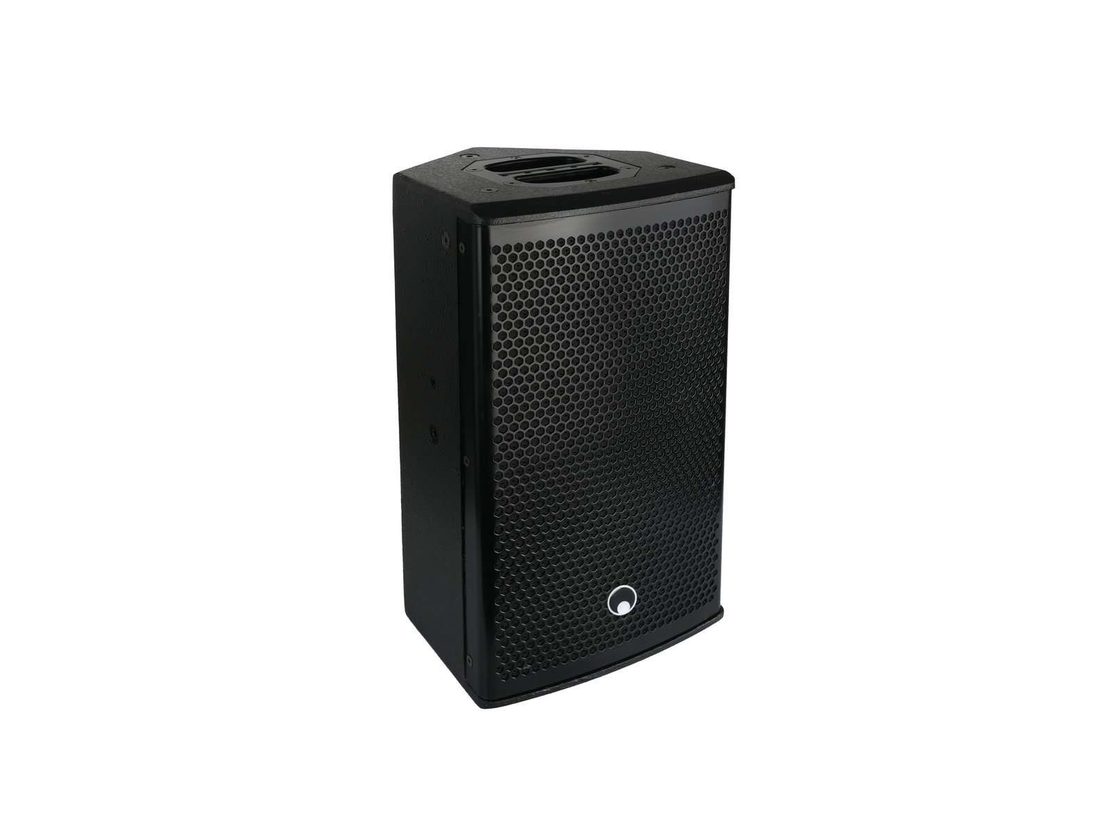 OMNITRONIC PAS-208A MK3 2-Way Top, active, DSP Coluna de som preta com grelha hexagonal e logótipo branco