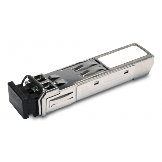 Luminex - GigaCore 1.25GBd Multimode fiber transceiver, SFP Conector óptico SFP metálico com etiqueta branca e fecho preto