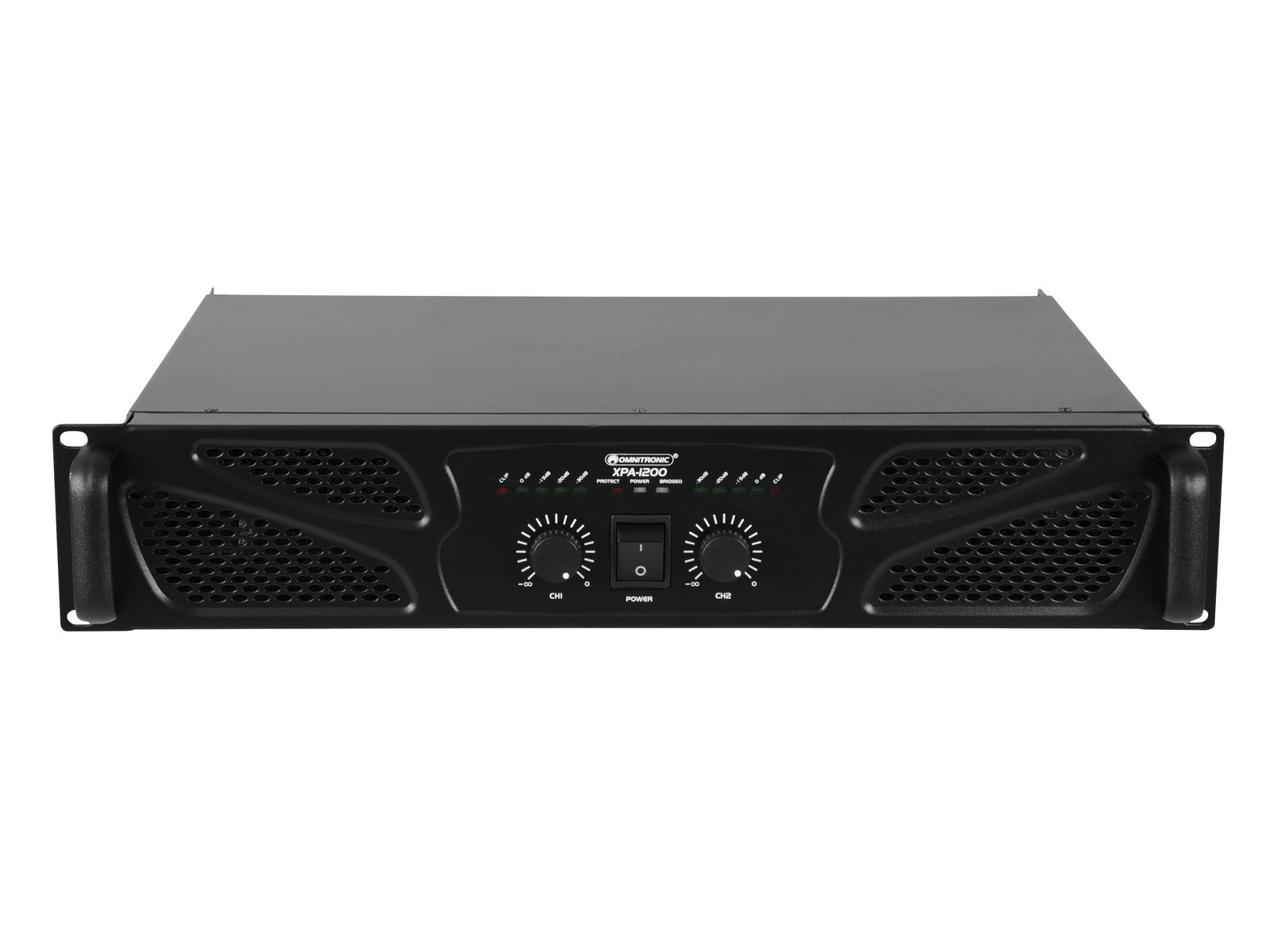 OMNITRONIC XPA-1200 Amplifier amplificador de som preto Performer L 2000