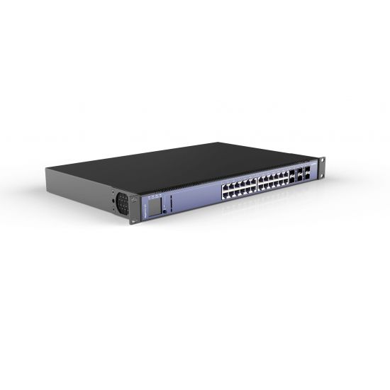 Luminex - GigaCore 30i - 24x1G 6x1G (SFP+) PoE++ Comutador de rede preto com 24 portas Ethernet