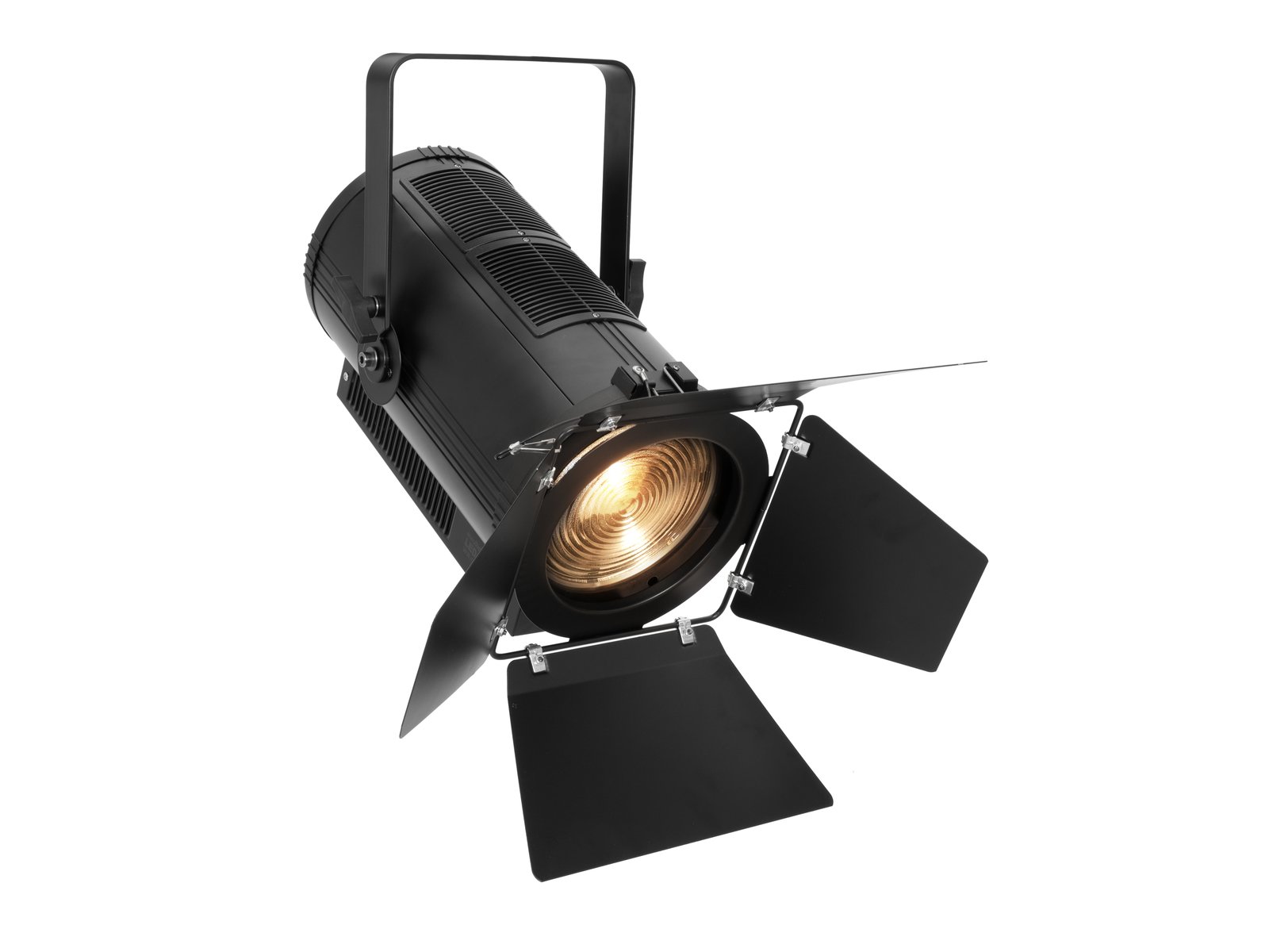 EUROLITE LED THA-350F WW/CW Theater Spot Projetor de luz profissional preto com barn doors