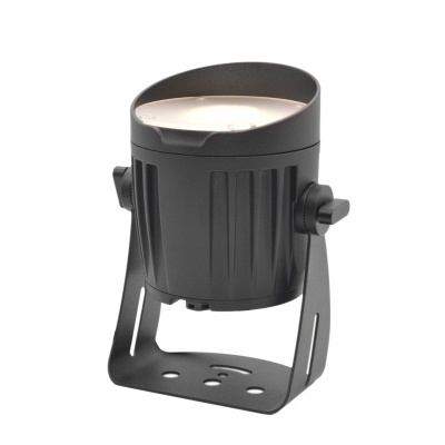 Projetor de luz LED preto com base ajustável